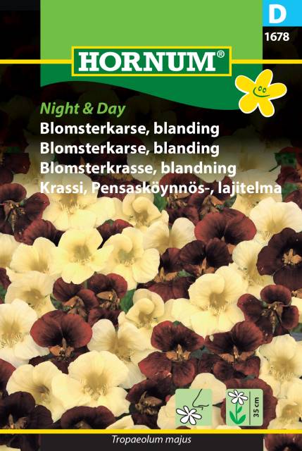 Blomsterkrasse Night & Day mix, frö