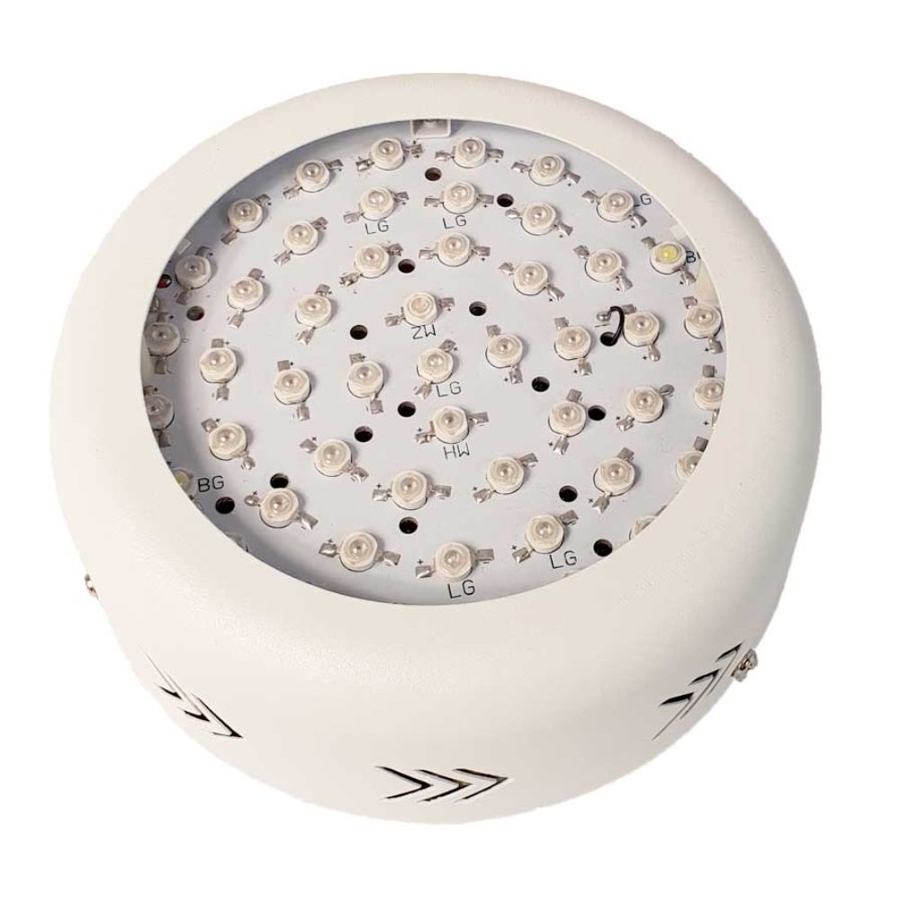 Växtbelysning LED lampa UFO-90W Fullspektrum, vit