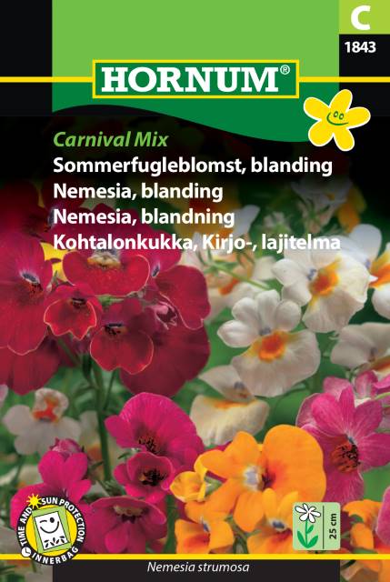 Nemesia Carnival mix, frö