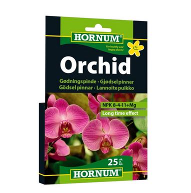 HORNUM Näringspinnar till Orkidé 25st