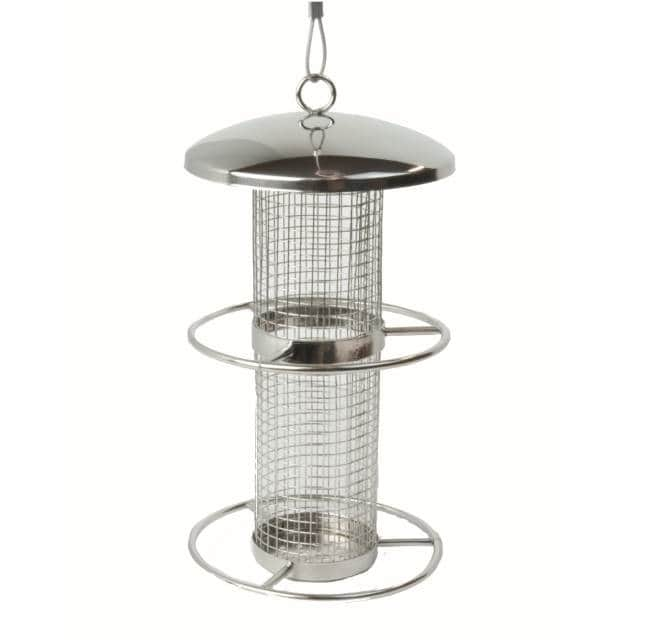 care-bird-foderautomat-till-ntter-26cm---silv-1