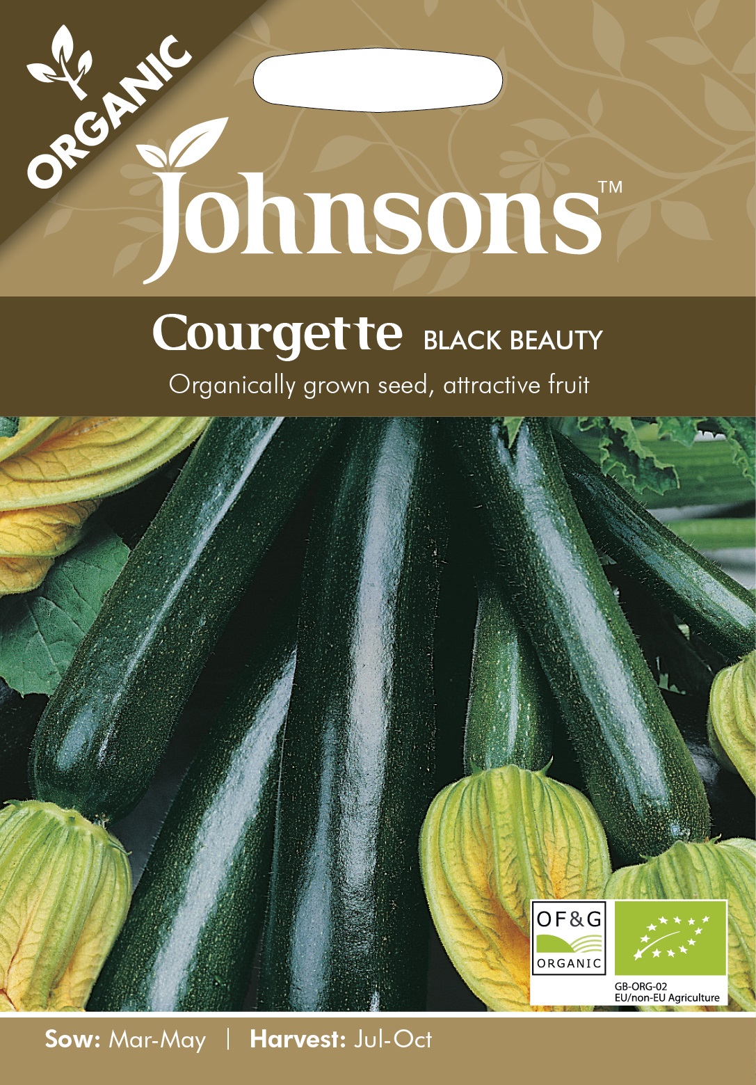 Sommarsquash ’Black Beauty’ Organic