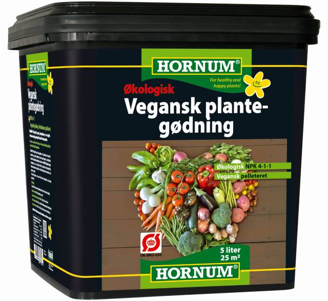 HORNUM Vegansk Trädgårdsgödsel 5 liter