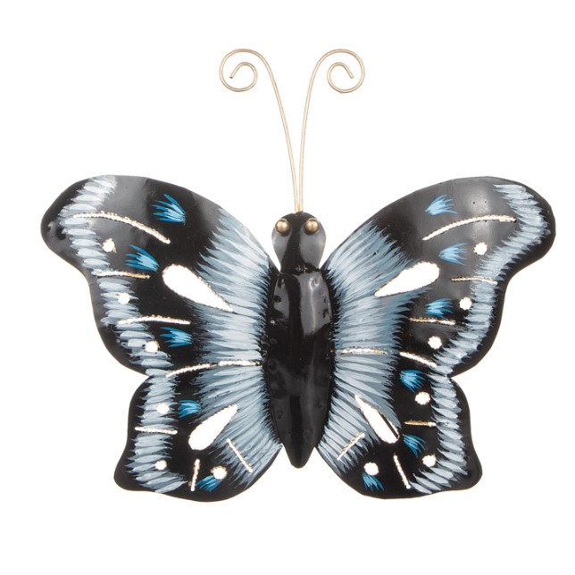 Dekorationsfjäril 15x19cm – Blå