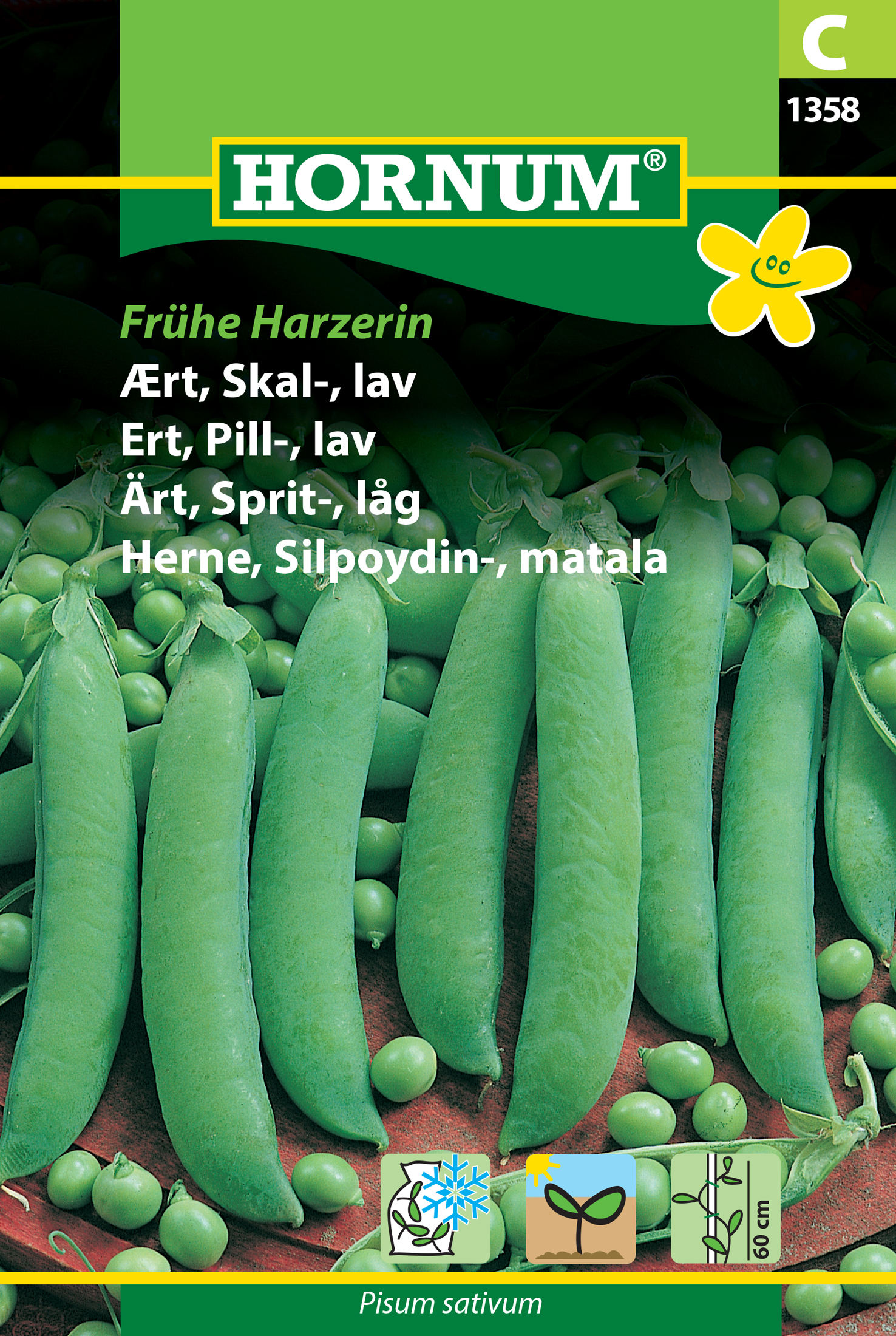 Spritärt (låg) ’Fruhe harzerin’ frö