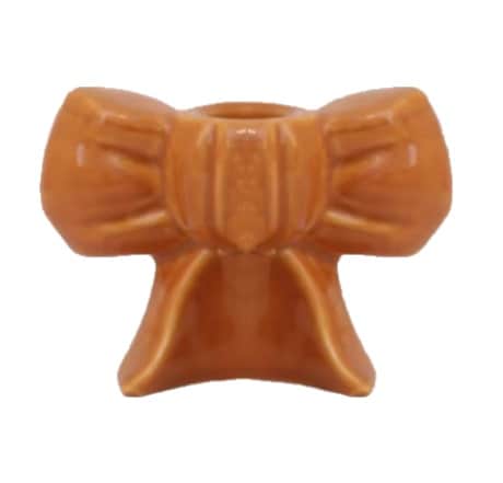 ljusstake-happy-bow-orange-h8cm-1