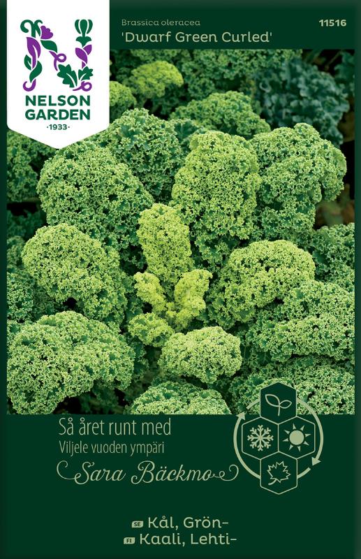 Grönkål 'Dwarf Green Curled / Half Tall' frö