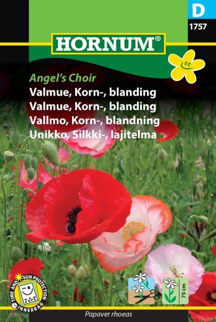 Kornvallmo Angel’s Choir mix, frö