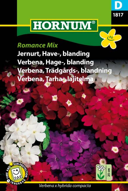 Trädgårdsverbena Romance mix, frö