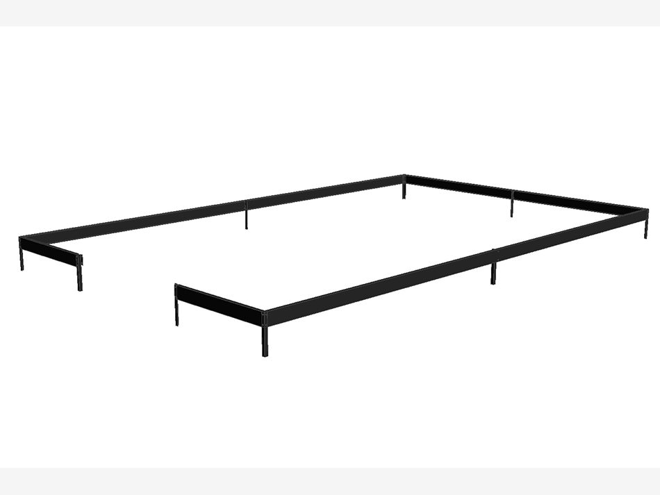 Fundament- Junior 12,1 m2 Svart