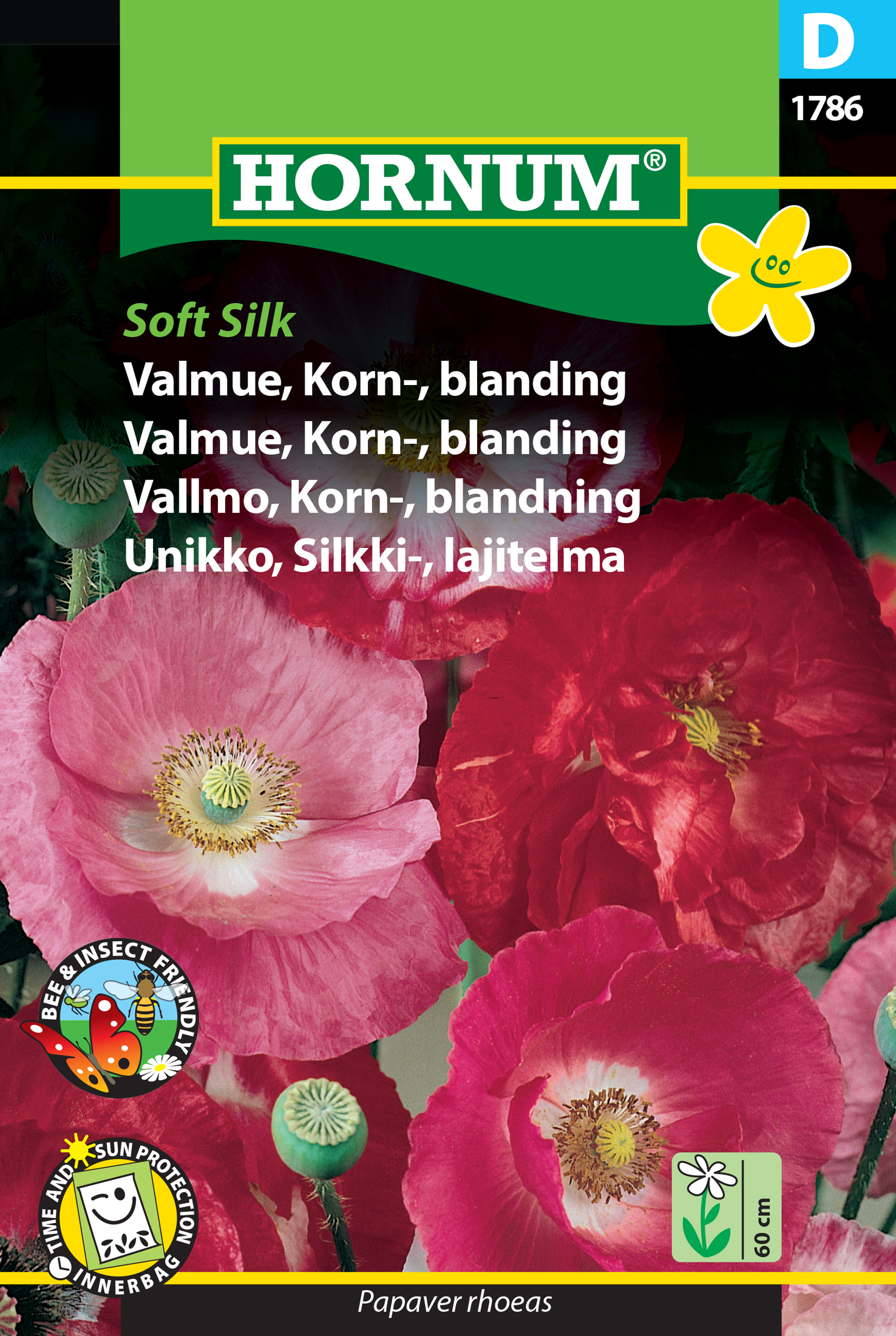 Kornvallmo Mix ’Soft silk’ frö