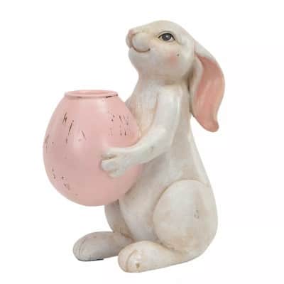 ljusstake-hare-rosa-poly-1