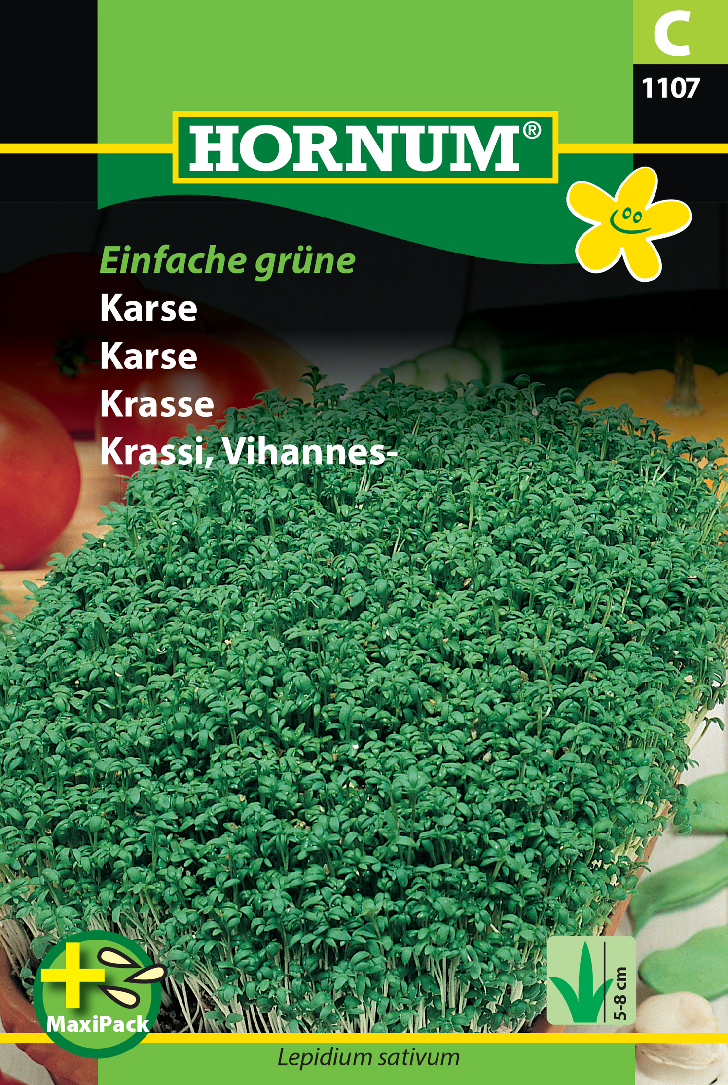 Krasse ’Einfache Grune’ (MaxiPack) frö