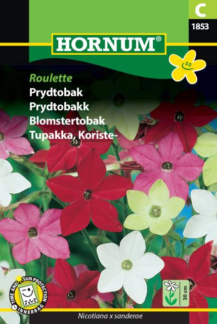 Blomstertobak Roulette mix, frö