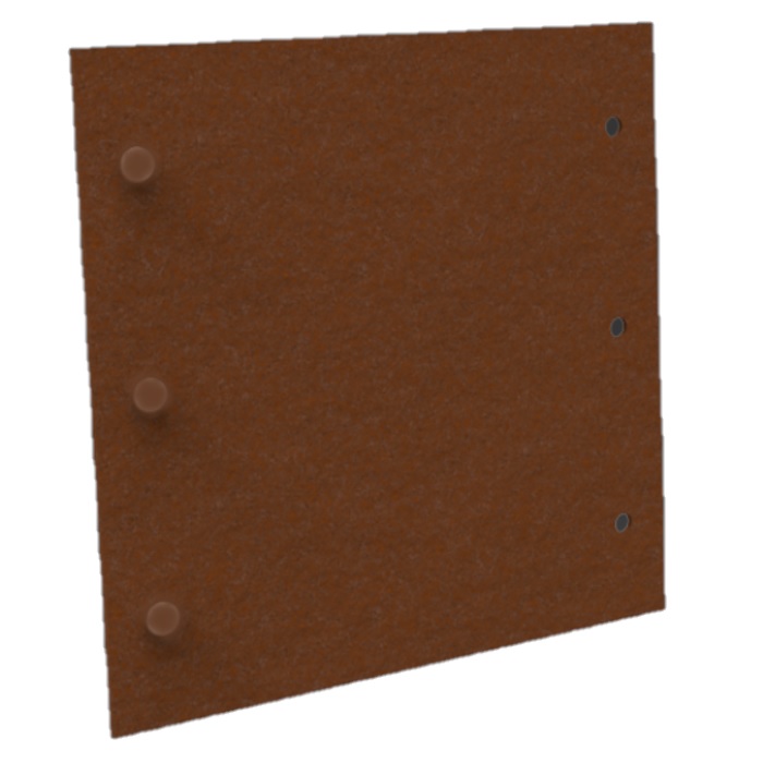 Planteringskant Corten H180x180mm 1st