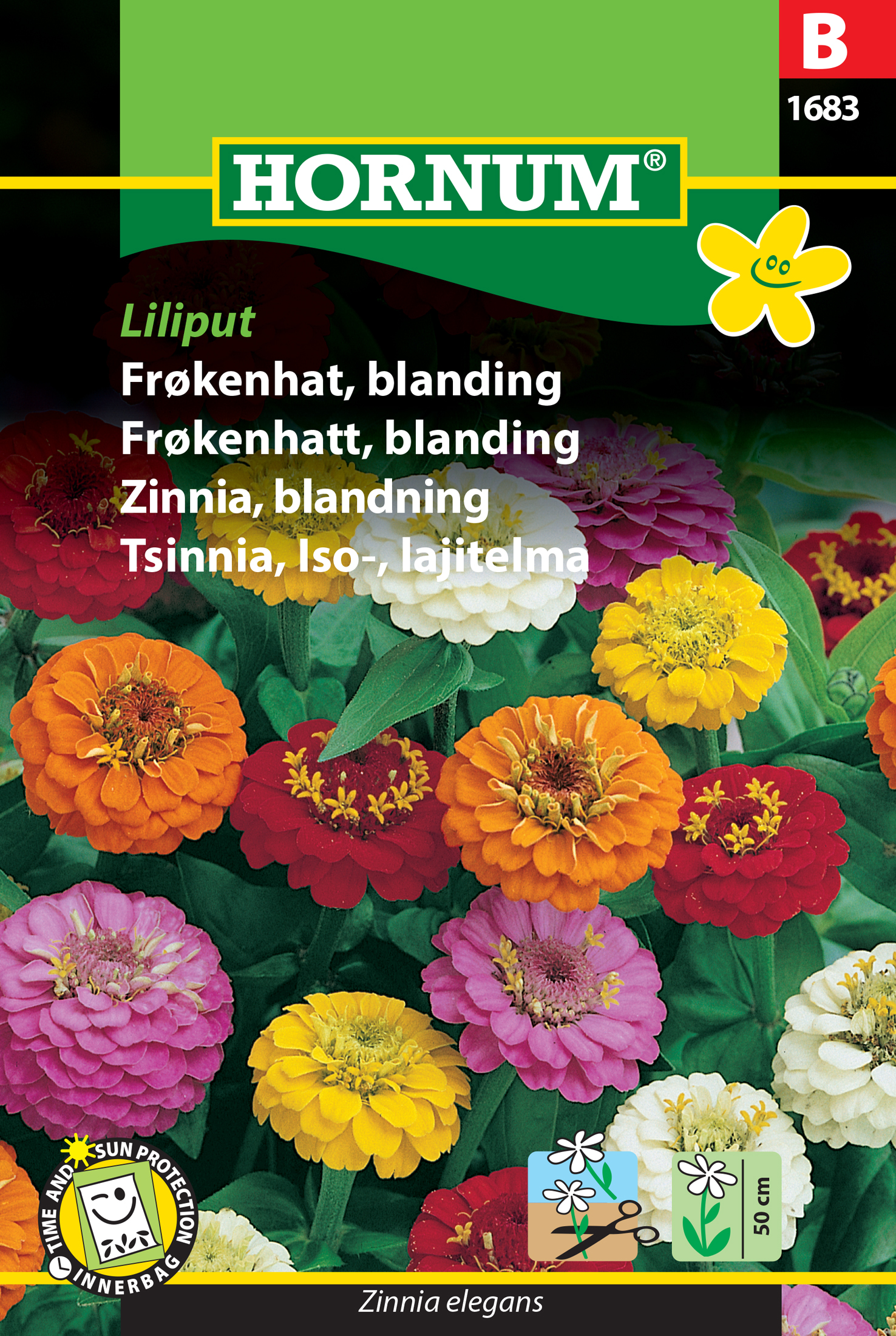 Zinnia Mix ’Liliput’ frö