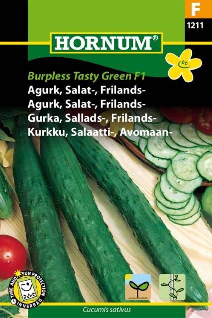 Salladsgurka (Frilandsgurka) ’Burpless Tasty Green F1’, frö