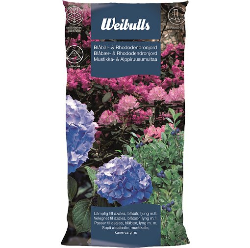 Weibulls Blåbär & Rhododendronjord 40l – 51st