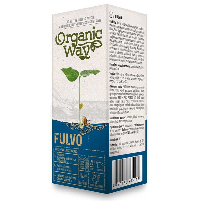 Organic Ways Biostimulator ’Fulvo’ 0,1l