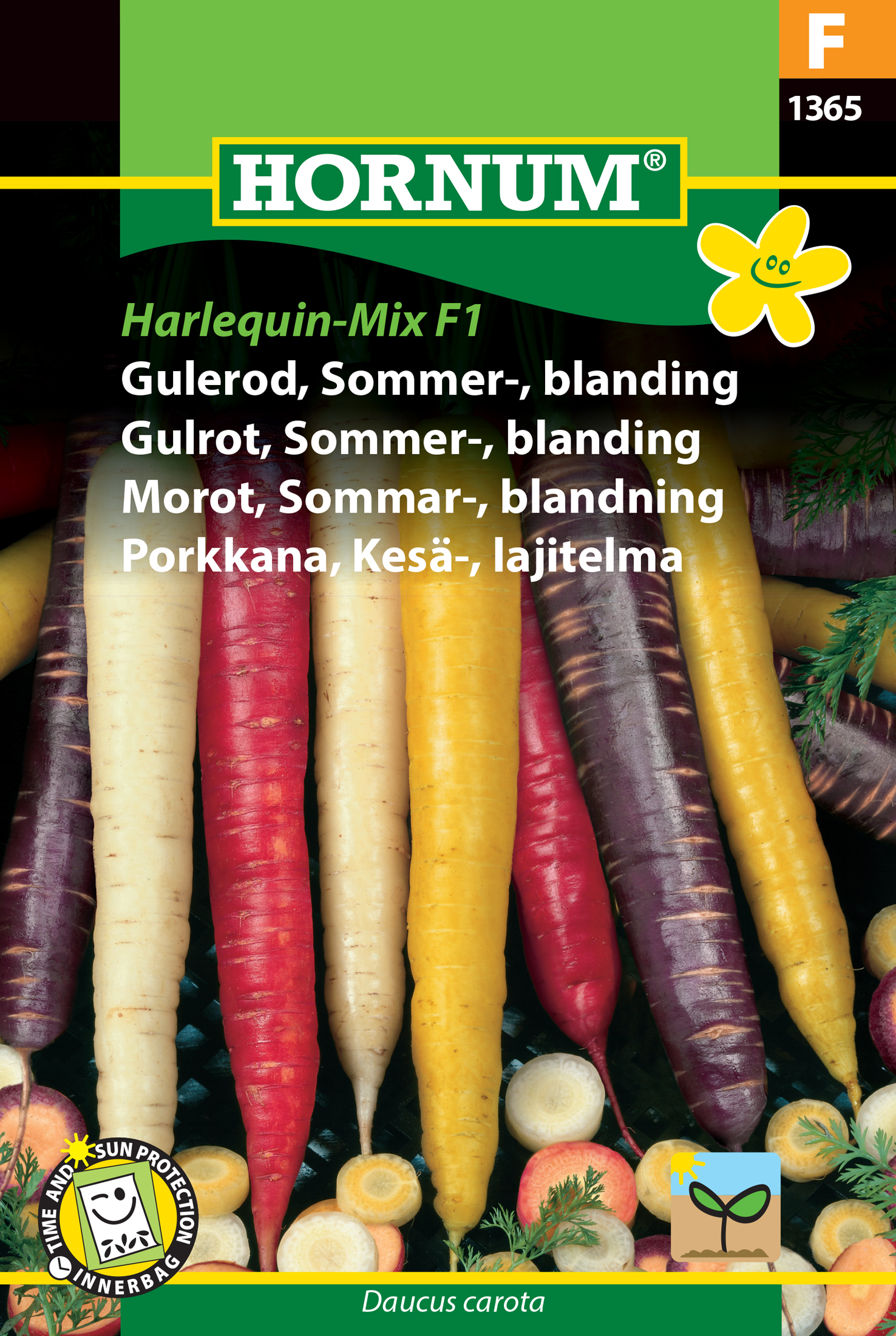 Sommarmorot ’Harlequin mix’ F1 frö