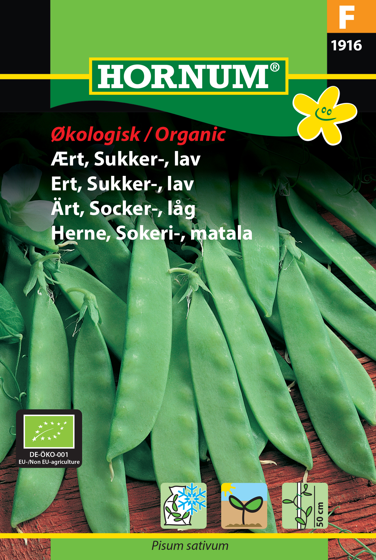 Sockerärt (låg) ’Norli’ Organic frö