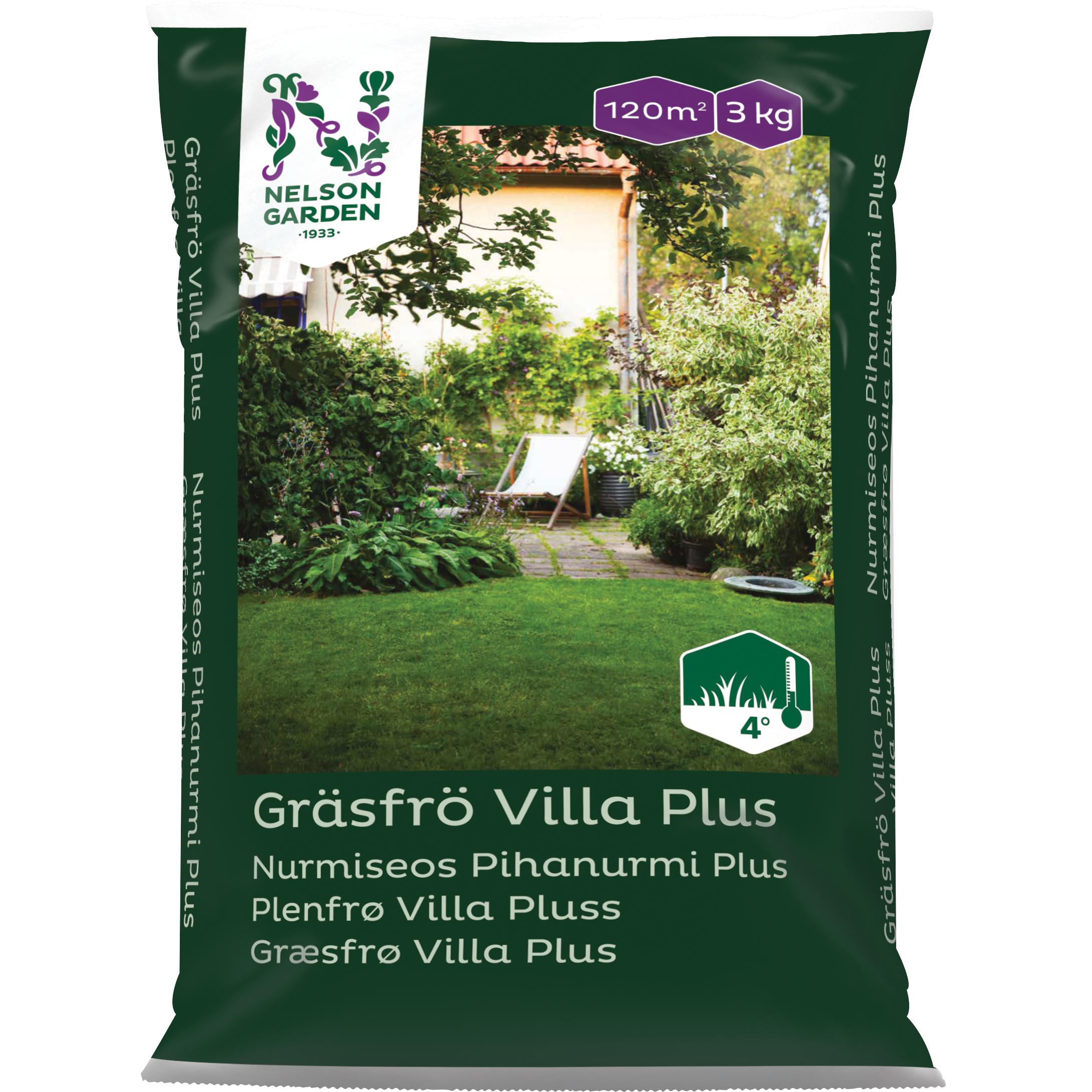 Gräsfrö Villa Plus 3kg