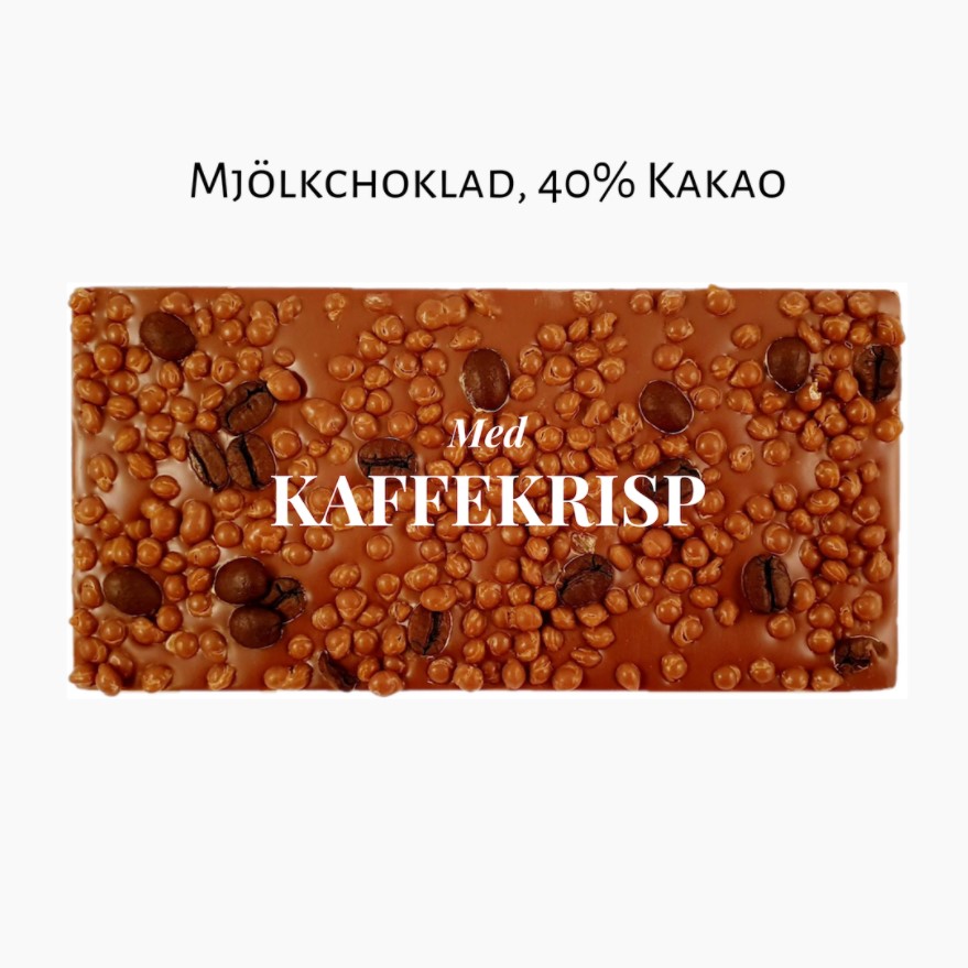 Choklad 40% Mokkakrisp 100g