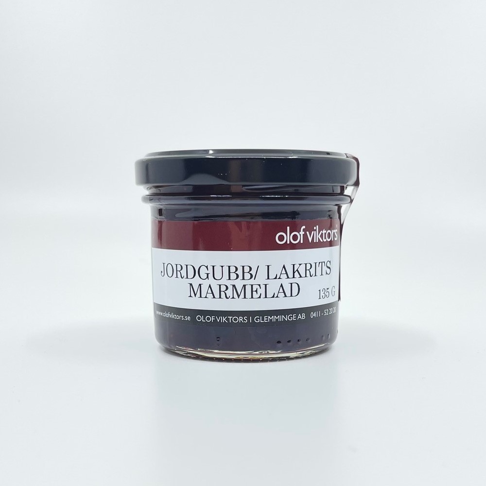 Marmelad ’Jordgubb / Lakrits 135g