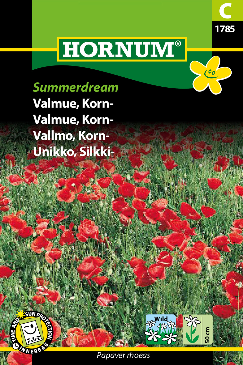 Kornvallmo 'Summerdream' frö