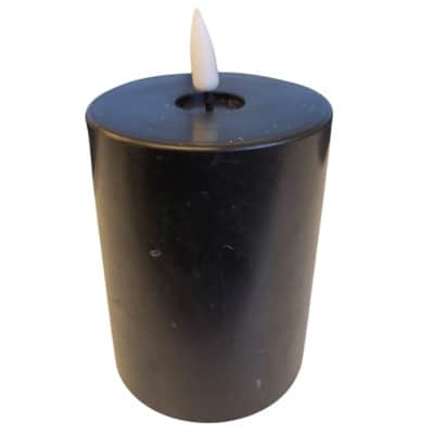 led-blockljus-h10cm-svart-1