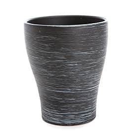 keramik-kruka-raster-svart-d13cm-1