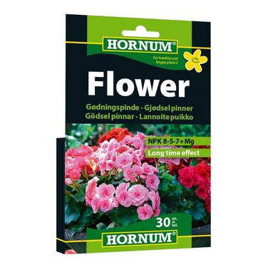 HORNUM Näringspinnar - Blommande växter 4-6-4 30st