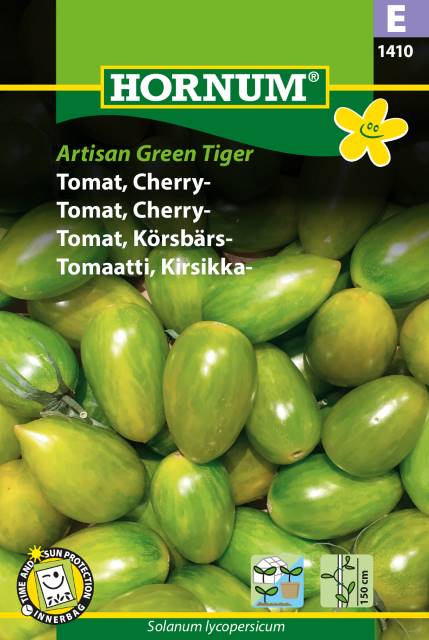 Körsbärstomat 'Artisan Green Tiger' frö
