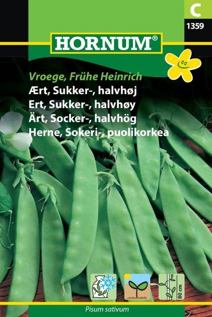 Sockerärt ’Frühe Heinrich Vroege’, frö