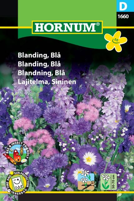 Blomsterprakt Mix ’Blå’ frö