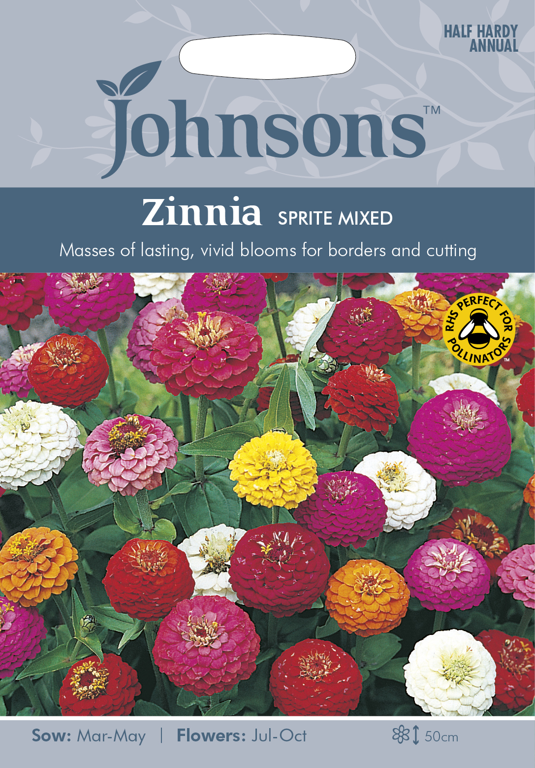 Zinnia ’Sprite’ mix, frö