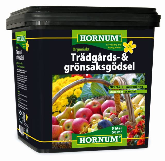 HORNUM Organisk Grönsaksgödsel 5 liter