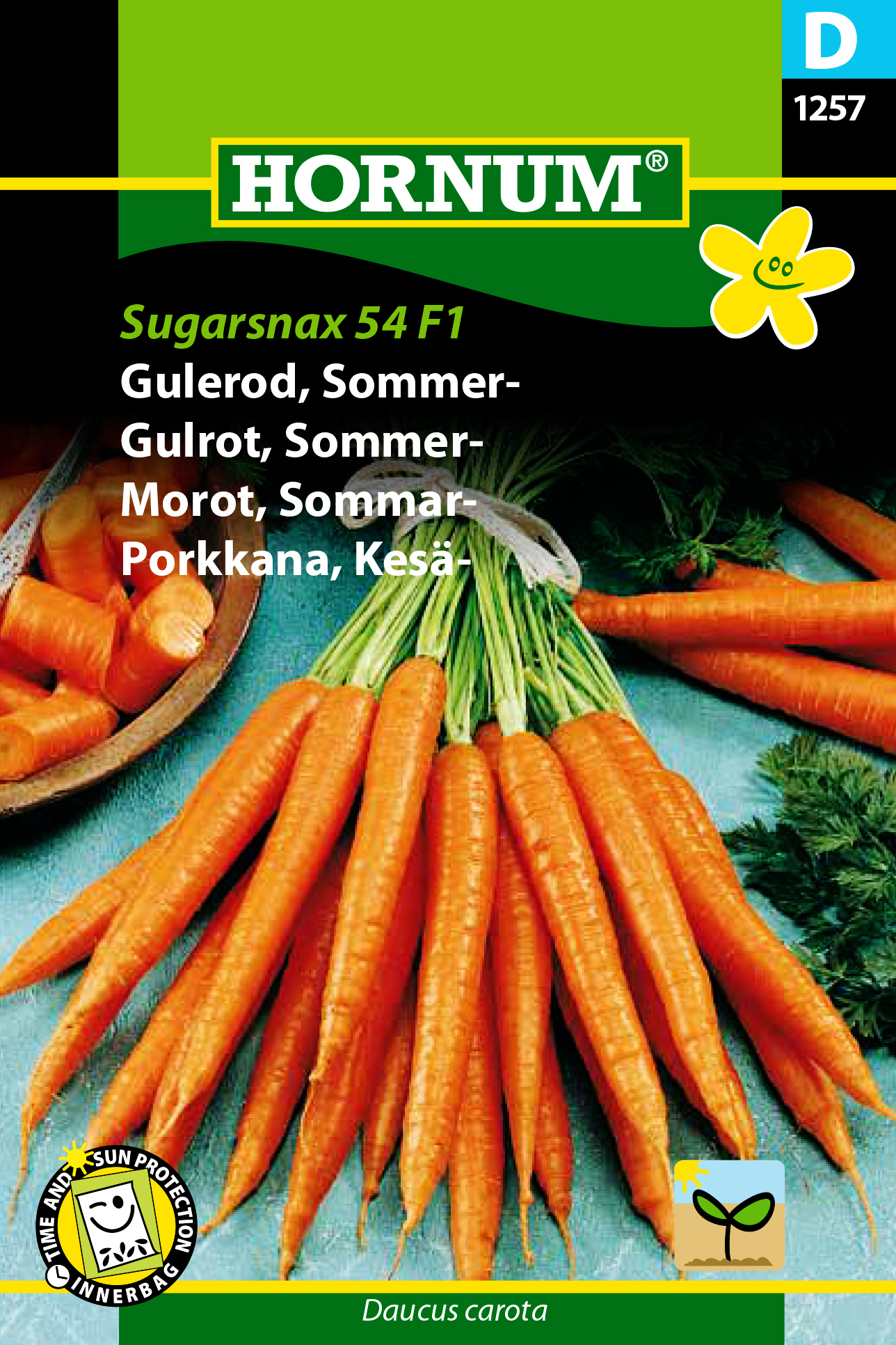 Sommarmorot ’Sugarsnax 54’ F1 frö