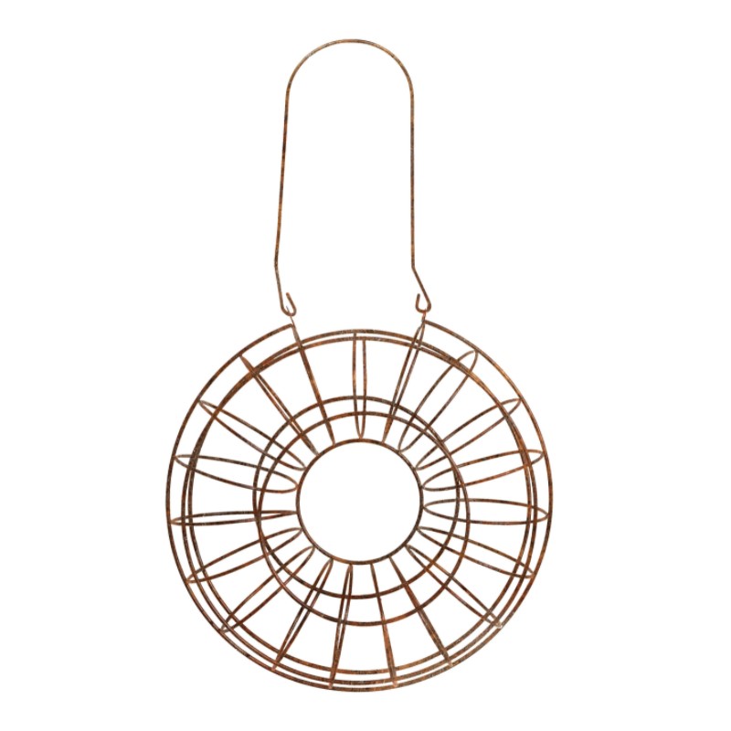 Fågelmatare Circle Rost