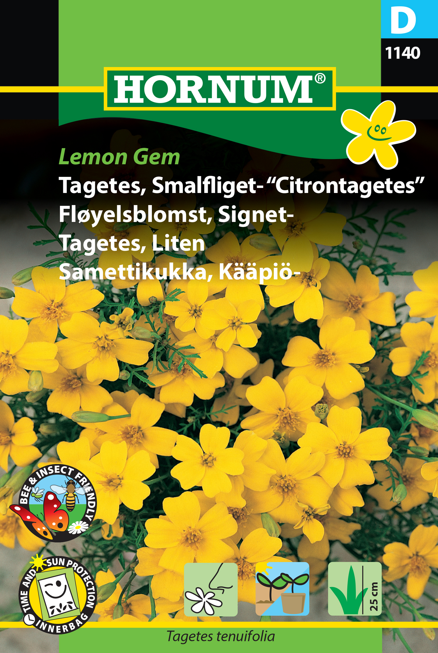 Tagetes (Liten) ’Lemon Gem’ frö