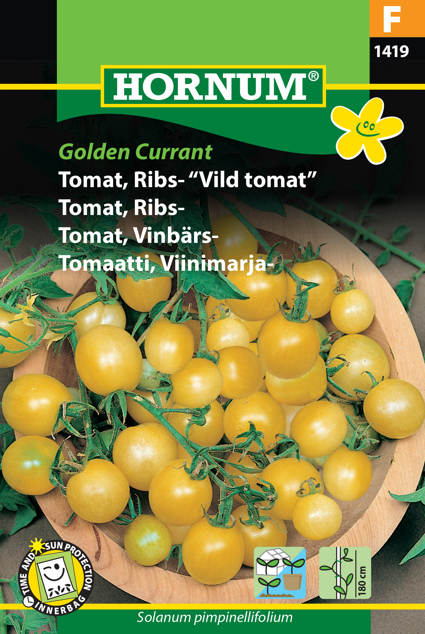 Vinbärstomat (Vildtomat) ’Golden Currant’, frö