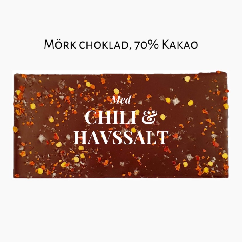 Choklad 70% Chili & Havssalt 100g