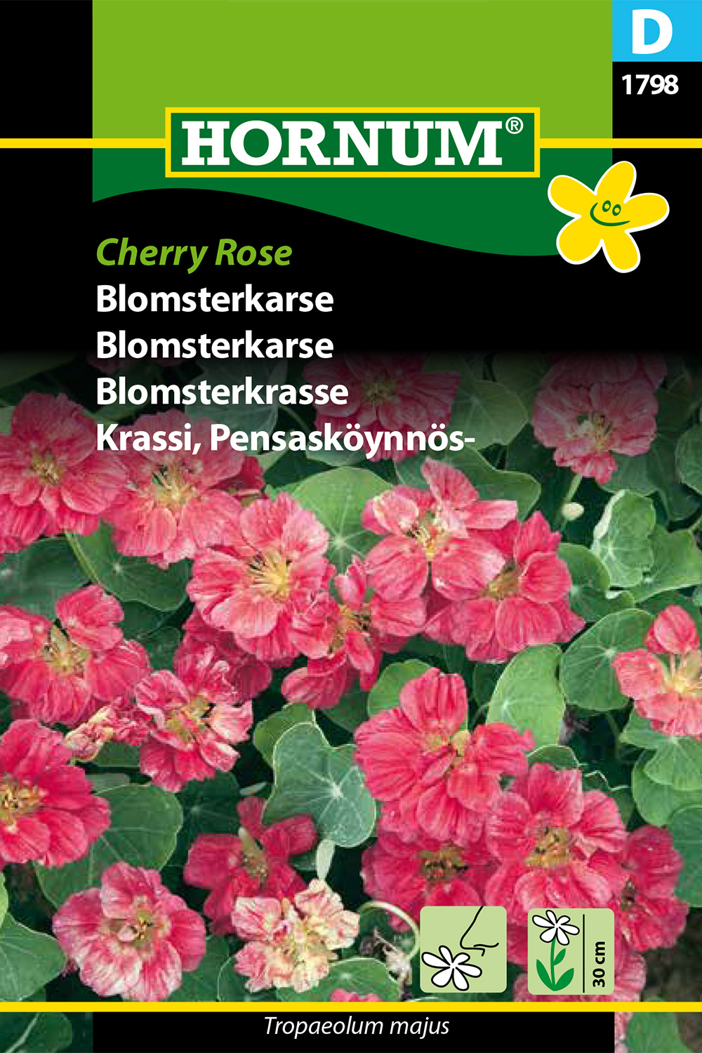 Blomsterkrasse ’Cherry Rose’ frö