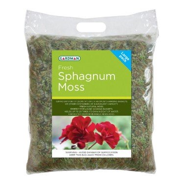 Sphagnum Mossa - Vitmossa